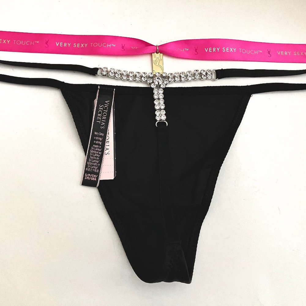 RARE ~ Victoria's Secret Sexy Bling Bombshell V String